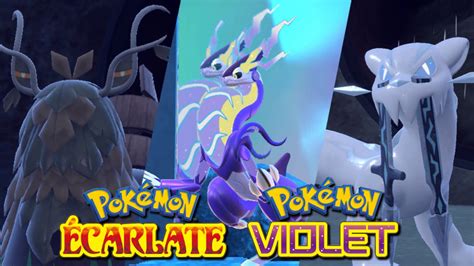 Les Pokémon Légendaires de Pokémon Écarlate et Violet